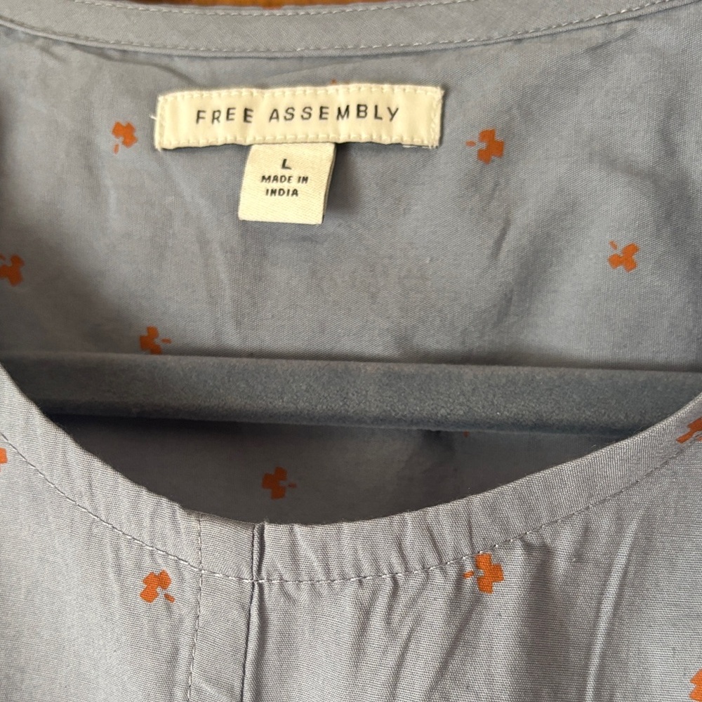 NWOT Chic Blue Dress with Ruffle Accents - Picture 2 of 8
